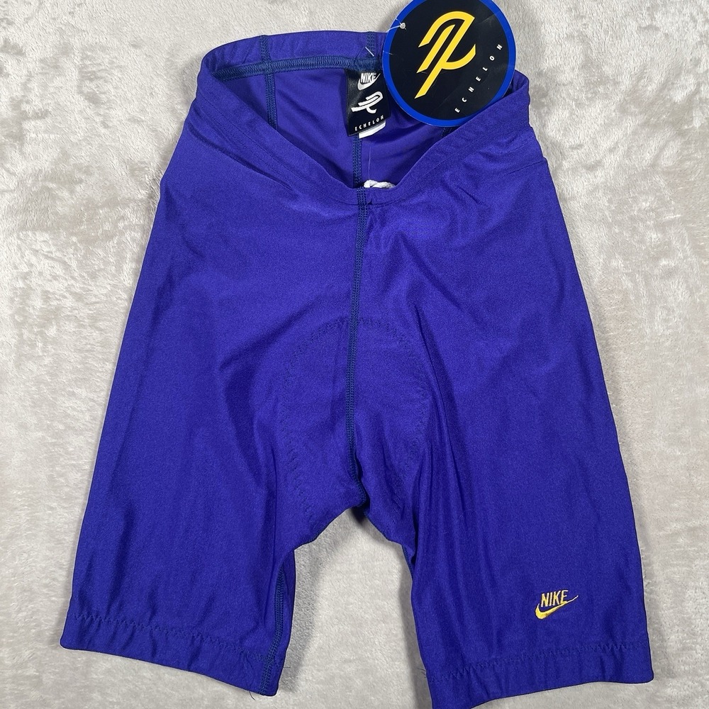 Nike Cycling Echelon Shorts Mens M Purple Vintage 90s NWT USA Made 150084-504